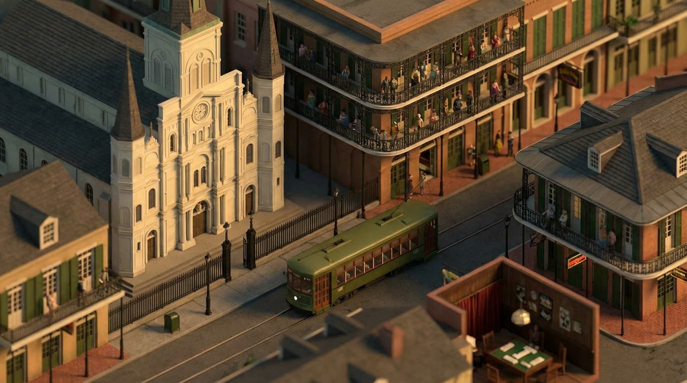 New Orleans cityscape