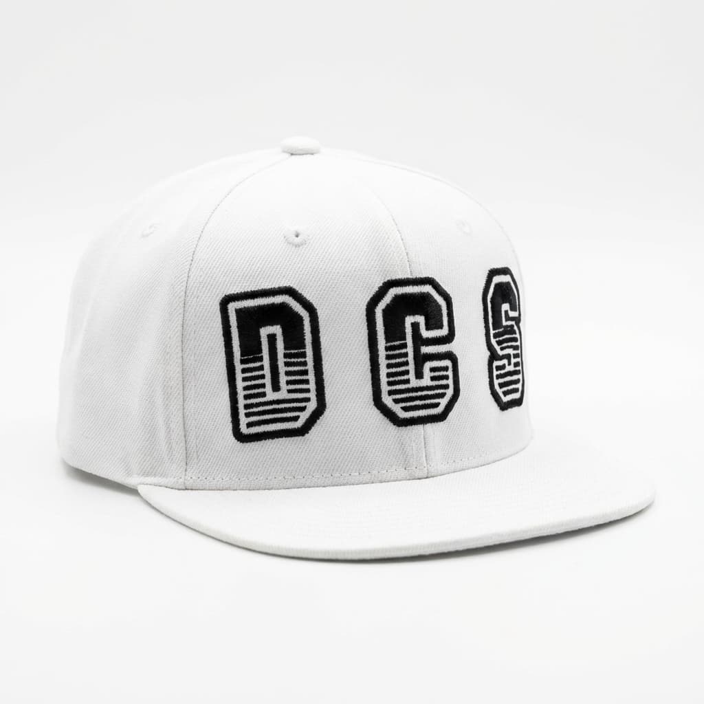 DCS Ball Cap White - Front View