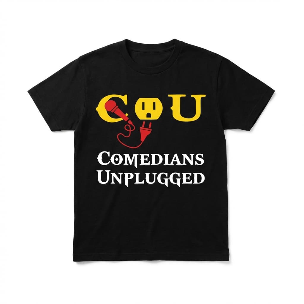 Comedians Unplugged Logo Tee